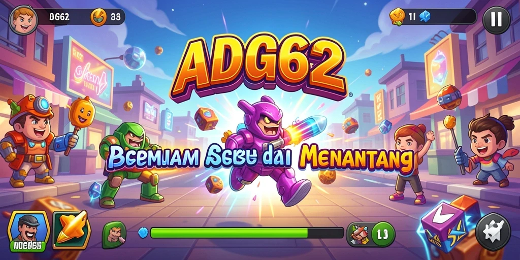 Tampilan gameplay ADG62 yang seru dan penuh aksi.