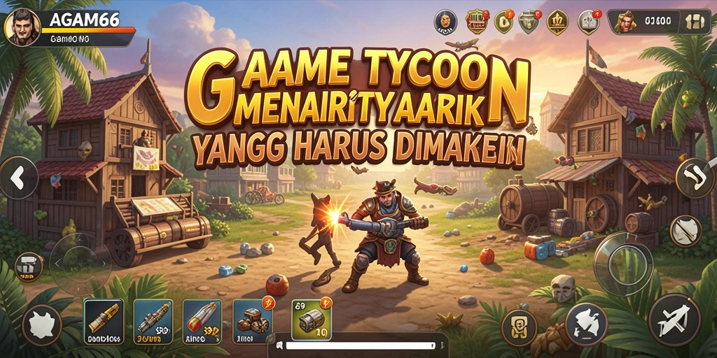 Screenshot gameplay AGAM66 menampilkan keseruan membangun empire bisnis.
