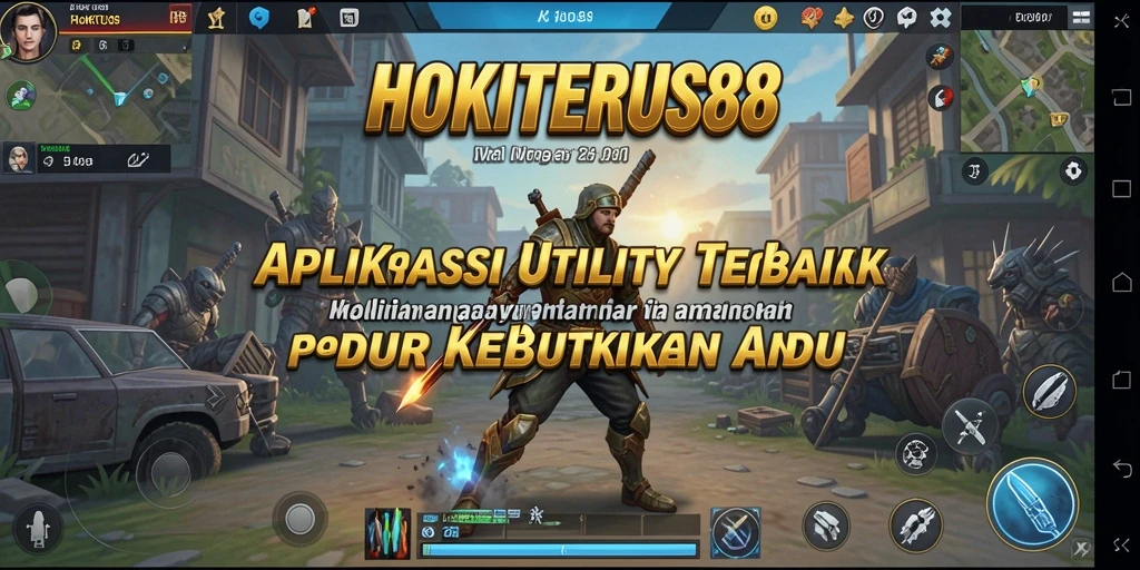 Tampilan utama HOKITERUS88 dengan fitur-fitur canggih untuk optimasi Utility.