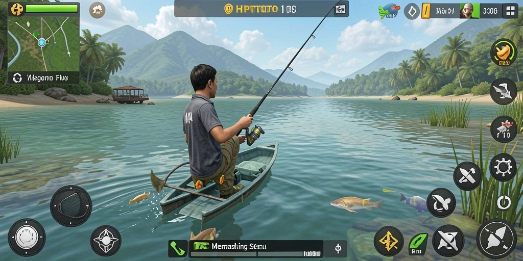 Tangkapan ikan besar dalam gameplay HPTOTO yang menantang.