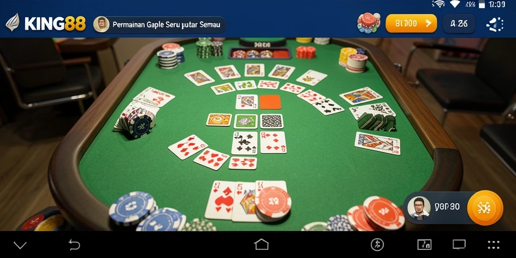 Tampilan gameplay KING88 yang menarik dan seru.